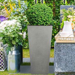 IDEALIST Lite Tall Tapered Contemporary Light Concrete Planter