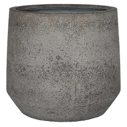 Cement & Stone Tapered Round Planter | Indoor and Outdoor Plant Pot