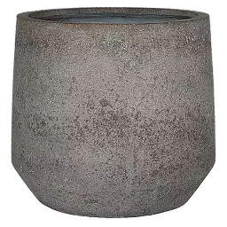 Cement & Stone Tapered Round Planter | Indoor and Outdoor Plant Pot