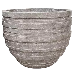Polystone Ribbed Planter | Indoor and Outdoor Plant Pot