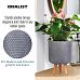 IDEALIST Lite Honeycomb Style Cylinder Planter on Legs, Round Pot Plant Stand Indoor