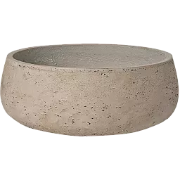 Rough Fibreclay Bowl Planter | Indoor and Outdoor Plant Pot