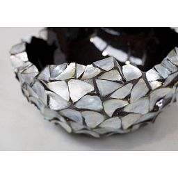 Shell Mother of pearl Bowl Polystone Indoor Planter