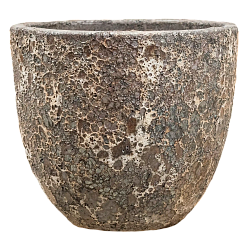 Lava Ceramic Round Planter | Indoor and Outdoor Plant Pot