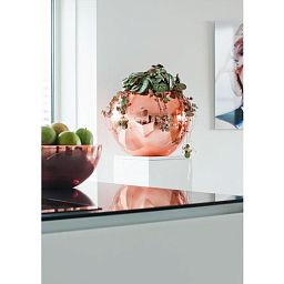 Round Fiberstone Planter by Idealist Premium BETH Glossy