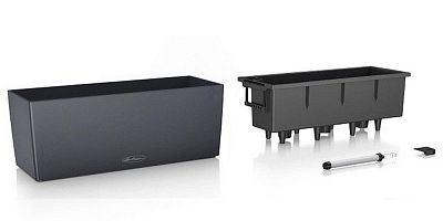 LECHUZA BALCONERA Color Trough Poly Resin Self-watering Planter