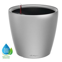 LECHUZA CLASSICO LS Round Poly Resin Self-watering Planter