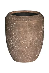 Polystone Coated Plain Coppa Rock Planter with Liner