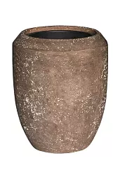 Polystone Coated Plain Coppa Rock Planter with Liner
