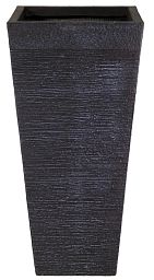 IDEALIST Lite Ribbed Light Concrete Tapered Planter