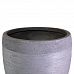 Ribbed Light Concrete Vase Planter by Idealist Lite