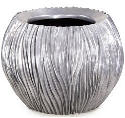 River Round Polystone Outdoor Planter
