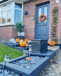 IDEALIST Lite Faux Lead Chelsea Box Square Light Concrete Planter