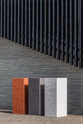 Tall Fiberstone Square Planter by Idealist Premium BOUVY