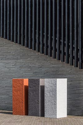 Tall Fiberstone Square Planter by Idealist Premium BOUVY