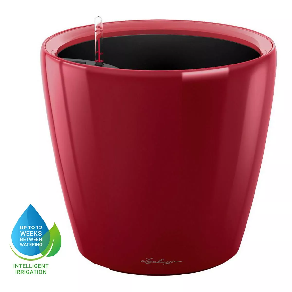 LECHUZA CLASSICO LS Round Poly Resin Self-watering Planter