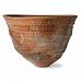 Mediterranean Fiberglass Round Tall Terracotta Planter Pot In/Out