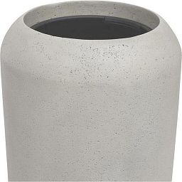 Cigar Round Tall Polystone Outdoor Planter
