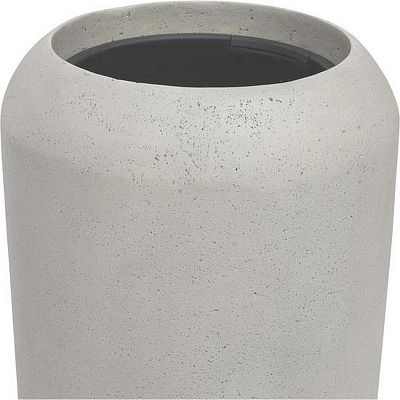 Cigar Round Tall Polystone Outdoor Planter