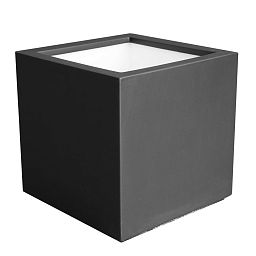 PURE Cube Outdoor Fiberglass Planter