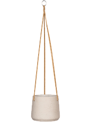 Rough Fibreclay Hanging Planter | Indoor and Outdoor Plant Pot