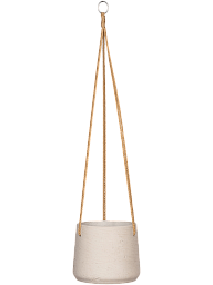 Rough Fibreclay Hanging Planter | Indoor and Outdoor Plant Pot
