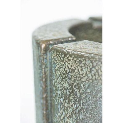 Patina Round Tall Polystone Outdoor Planter