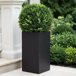 plastic plant stands outdoor 4 Pack White Pedestal Plant Stands - 22" Tall