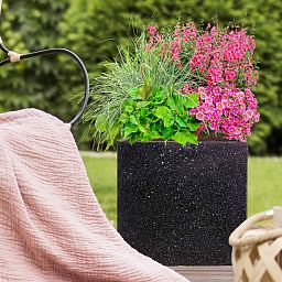 IDEALIST Lite Square Box Contemporary Marble Light Concrete Planter