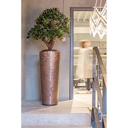 PIXEL Tall Fiberglass Planter