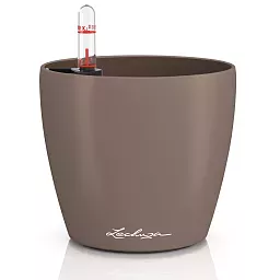 LECHUZA CLASSICO Color Round Poly Resin Self-watering Planter