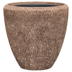 Polystone Egg Planter + Liner | Indoor Plant Pot