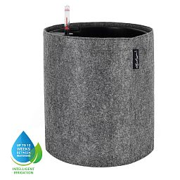 LECHUZA TRENDCOVER Round Self-watering Planter
