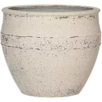 Athena (Dia) 22cm Planter | Chalk White Ficonstone Indoor and Outdoor ...
