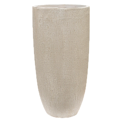 Raindrop Fibreclay Tall Planter | Indoor and Outdoor Plant Pot