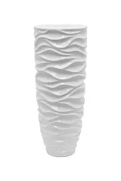 Luxe Lite Glossy Sea Tall Indoor Planter