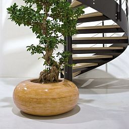 Round Polystone Planter by Fleur Ami DONUT