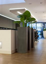 Tall Fiberstone Square Planter by Idealist Premium BOUVY