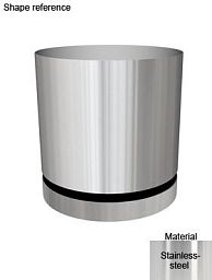 Superline Standard Plus on Wheels Round Indoor Planter