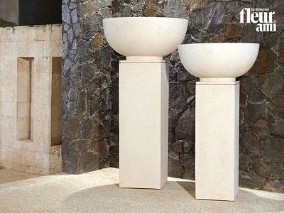 Bowl Round Polystone Planter by Fleur Ami EGO PLUS Bowl Round Polystone Planter by Fleur Ami EGO PLUS
