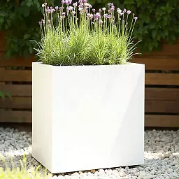 IDEALIST Lite Narrow Contemporary Light Concrete Trough Planter