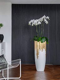 Luxe Lite Glossy Tall Indoor Planter