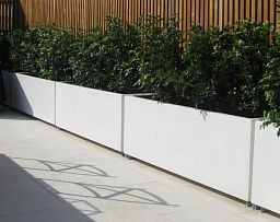 Florida Outdoor Aluminum Trough Planter