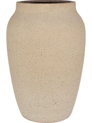 Tall Ficonstone Hera Round Vase Planter by Idealist Premium