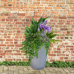 IDEALIST Lite Round Contemporary Light Concrete Planter
