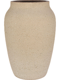 Tall Ficonstone Hera Round Vase Planter by Idealist Premium