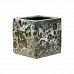 Lava Cube Relic Jade W16 H16 L16 cm (glazed inside) Planter