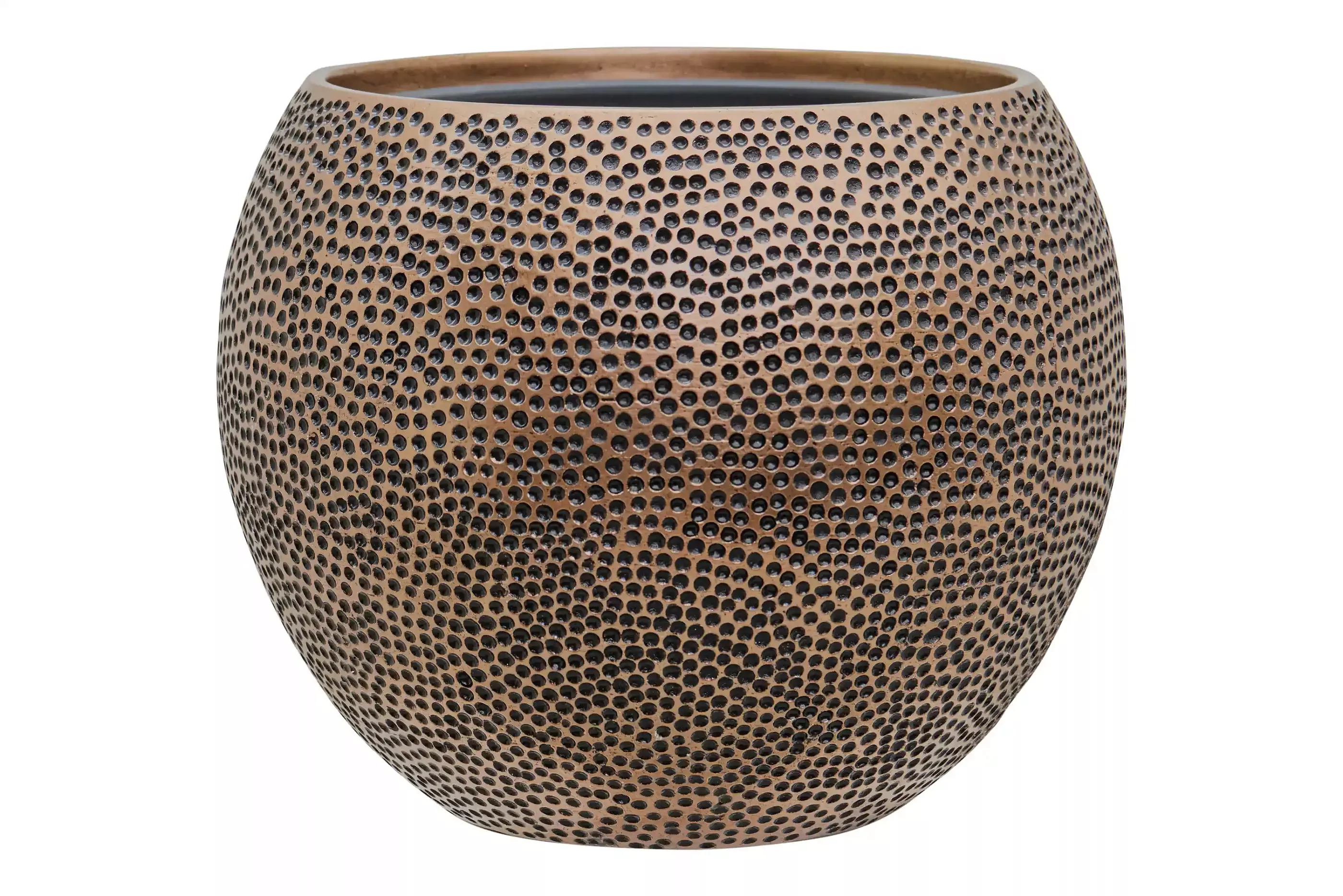 Opus Polystone Globe Planter + Liner | Hit Finish Indoor Plant Pot