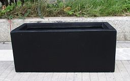 IDEALIST Lite Contemporary Light Concrete Trough Planter