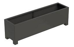 Florida with Feet Outdoor Aluminum Trough Planter